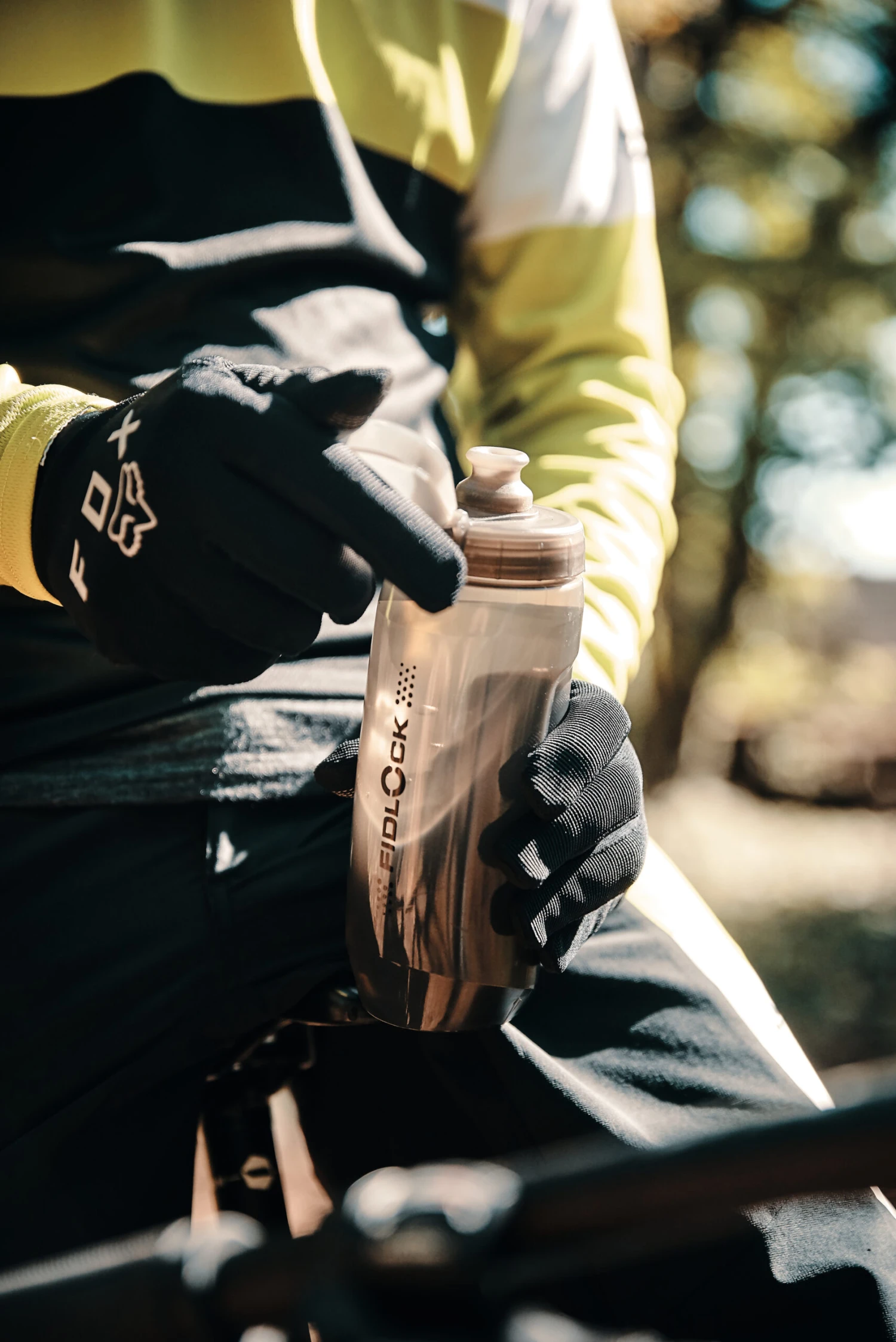 Fidlock Twist Single Bottle 590 Ersatz-Trinkflasche Transparent Schwarz – Bild 4